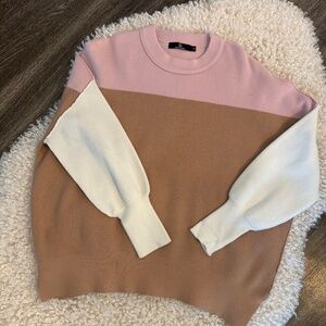 LILLUSORY Women's Oversized Batwing Sweater